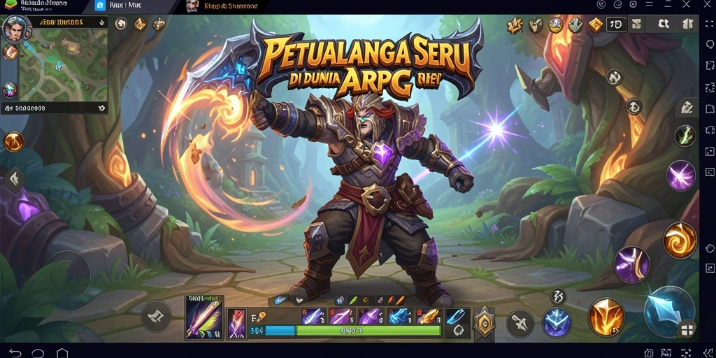 Gameplay epik dalam dunia fantasi 73K yang menantang.