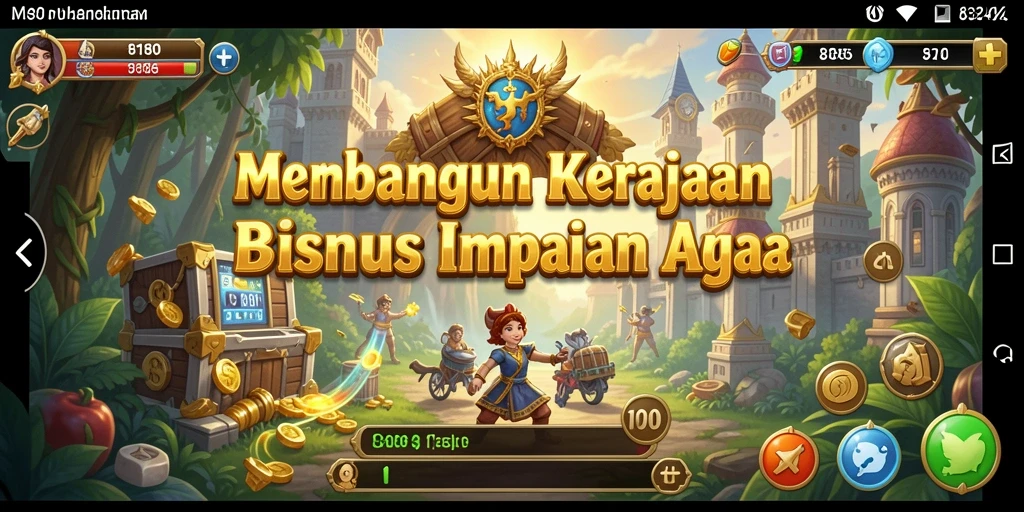 Tampilan gameplay Tycoon yang menarik dan interaktif.