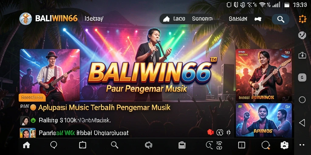 Tampilan menawan dari BALIWIN66 saat memainkan musik secara langsung.