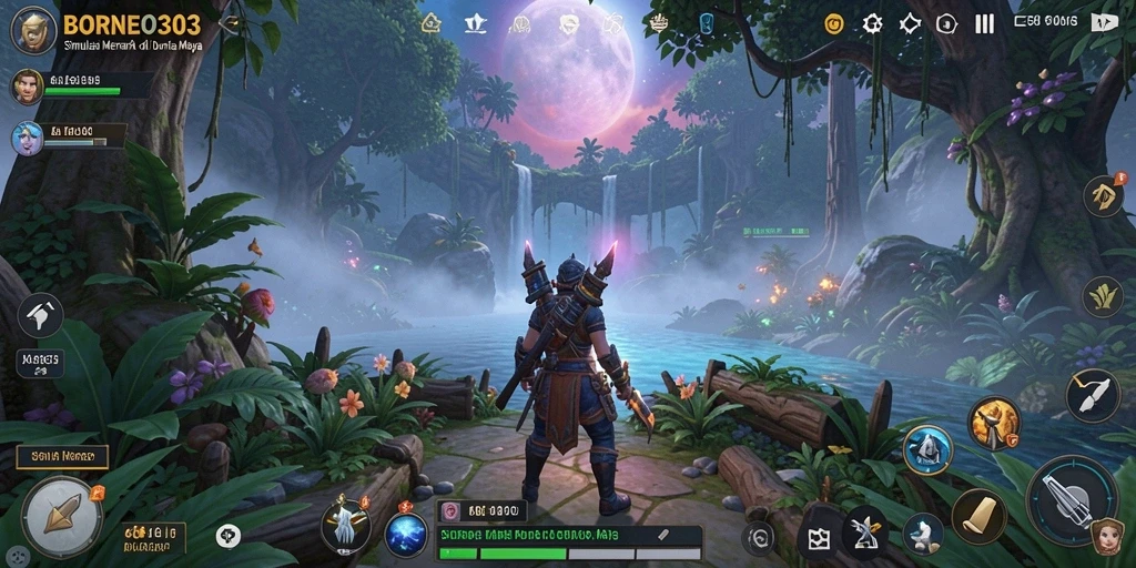 Tampilan gameplay mendalam di BORNEO303 yang menarik dan interaktif.