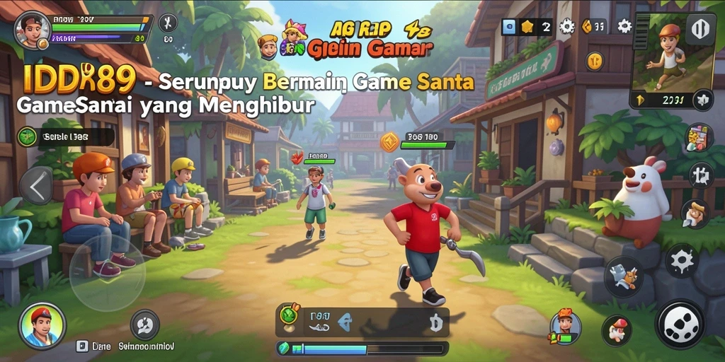 Tampilan gameplay IDR89 yang menarik dan penuh warna.