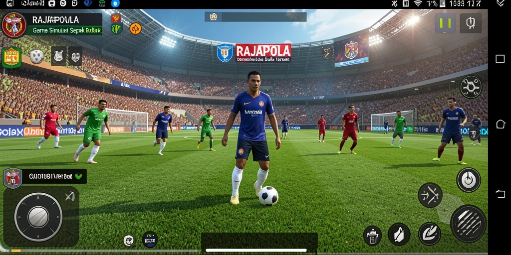 Tampilan gameplay seru RAJAPOLA yang mendebarkan.