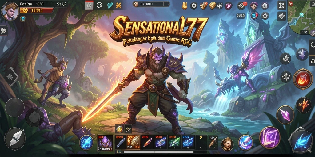 Tangkapan layar dari gameplay SENSATIONAL77 menampilkan petualangan mendebarkan dalam dunia RPG.