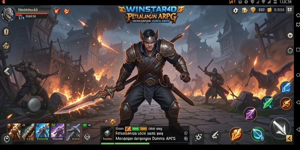 Tampilan gameplay WINSTAR4D yang seru dan mendebarkan.